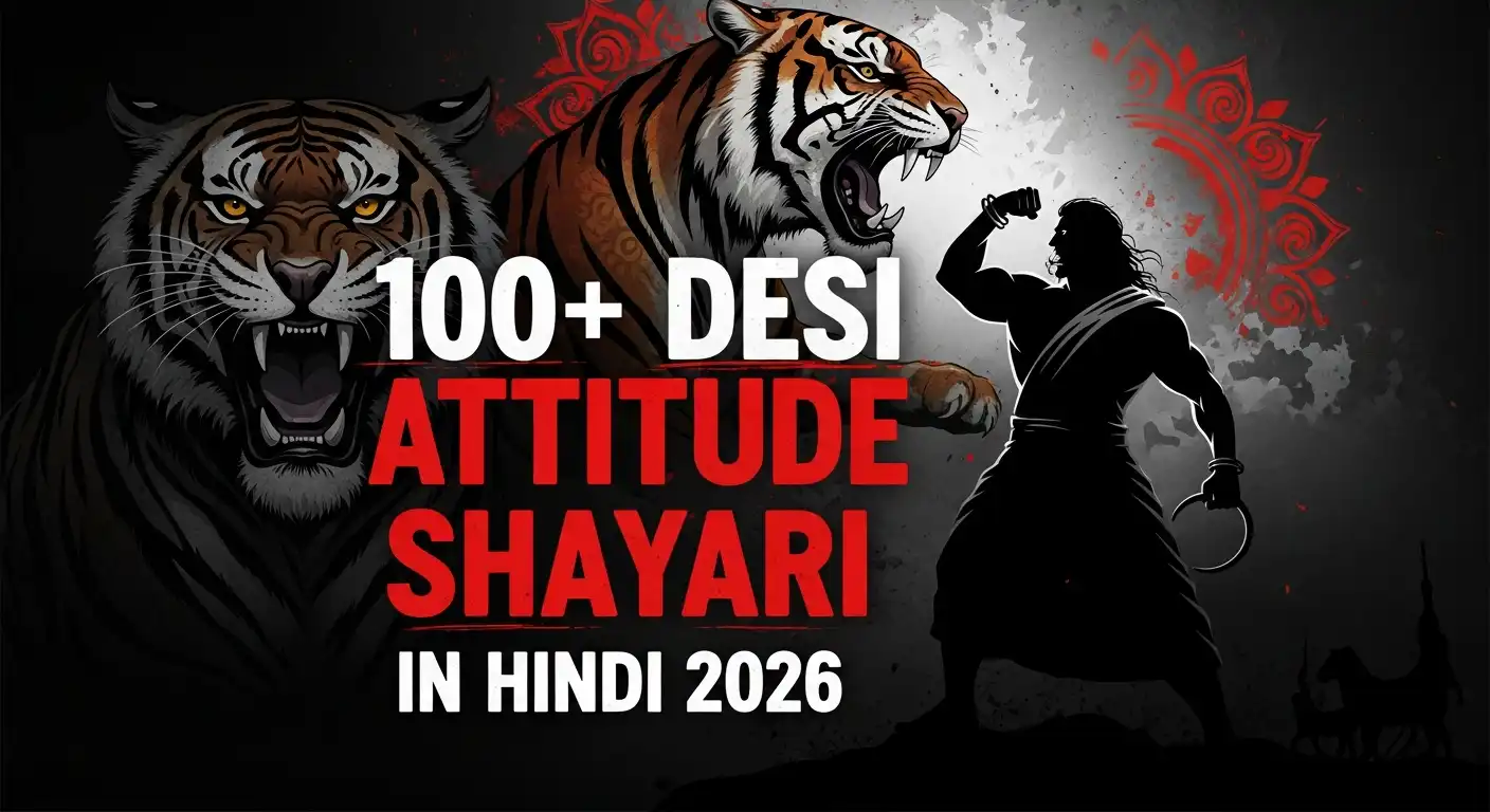 100+ Desi Attitude Shayari in Hindi 2026